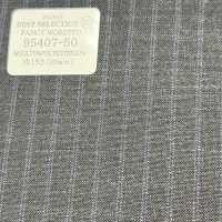 95407-50 25SS MIGLIORE SELEZIONE [FANCY WORSTED] Fancy Worsted Doppia Striscia Grigio Scuro[Tessile] Società Per Azioni Kunishima Co., Ltd. Sottofoto