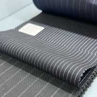 36932-26 25SS MIGLIORE SELEZIONE [FANCY WORSTED] Fancy Worsted Dark Navy Stripes[Tessile] Società Per Azioni Kunishima Co., Ltd. Sottofoto