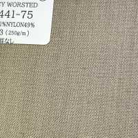 46441-75 25SS MIGLIORE SELEZIONE [FANCY WORSTED] Fancy Worsted Senza Motivo Beige[Tessile] Società Per Azioni Kunishima Co., Ltd. Sottofoto