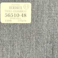 56510-48 25SSHERDREX [TWILL CHAMBRAY] Twill Chambray, Senza Motivo Lapislazzuli[Tessile] Società Per Azioni Kunishima Co., Ltd. Sottofoto