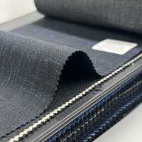 46553-28 25SSHERDREX [LANA E LINO] Lana E Lino, Blu Navy, Intrecciato[Tessile] Società Per Azioni Kunishima Co., Ltd. Sottofoto