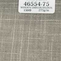 46554-75 25SSHERDREX [LANA&LINO] Lana E Lino Intrecciati Beige[Tessile] Società Per Azioni Kunishima Co., Ltd. Sottofoto