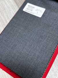 2ML3150 26AW MIYUKI Tessuto ESSENTIALS twill elasticizzato grigio medio tinta unita[Tessile] Lanificio Miyuki Immagini aggiuntive