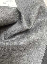 2ML3150 26AW MIYUKI Tessuto ESSENTIALS twill elasticizzato grigio medio tinta unita[Tessile] Lanificio Miyuki Immagini aggiuntive