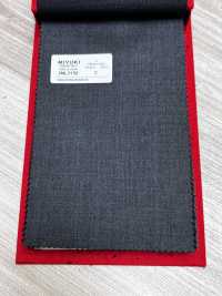 2ML3150 26AW MIYUKI Tessuto ESSENTIALS twill elasticizzato grigio medio tinta unita[Tessile] Lanificio Miyuki Immagini aggiuntive