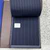 15CN1616 CANONICO Super110' Single Thread PRUNELLE Pinstripe Grigio