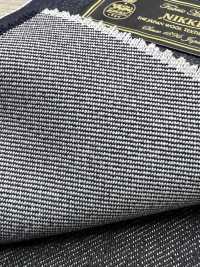 896S4311-38 NIKKE NIKKE DENIM Blu Navy Senza Motivo Filo Singolo 140 Filo Singolo[Tessile] NIKKE Sottofoto