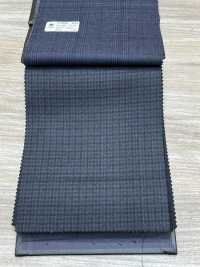 896S2616-39 NIKKE TRAVEL Navy Blue Check 120 Thread Thread[Tessile] NIKKE Sottofoto