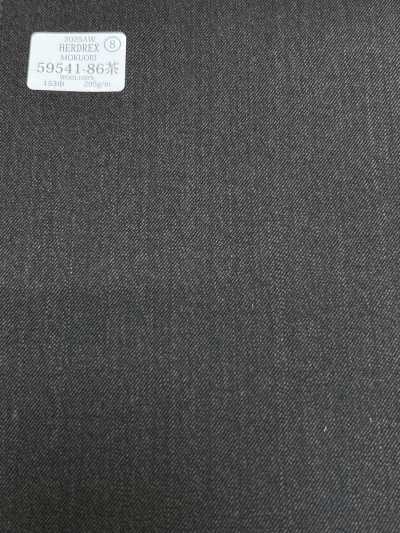 59541-86 26AW HERDREX [MOKUORI] Mokuori Twill di lana deodorante marrone scuro
