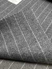 59542-63 25AW HERDREX [MOKUORI] Deodorante In Lana A Righe Grigio Medio Mokuori[Tessile] Società Per Azioni Kunishima Co., Ltd. Sottofoto
