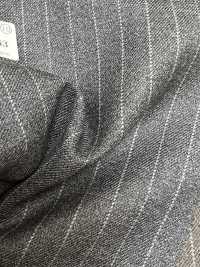 59542-63 25AW HERDREX [MOKUORI] Deodorante In Lana A Righe Grigio Medio Mokuori[Tessile] Società Per Azioni Kunishima Co., Ltd. Sottofoto