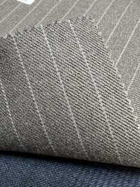 59542-77 25AW HERDREX [MOKUORI] Deodorante Mokuori Brown Pencil Stripe Wool[Tessile] Società Per Azioni Kunishima Co., Ltd. Sottofoto