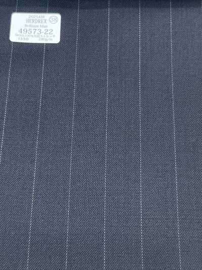 49573-22 26AW HERDREX [Brilliant Max] Brilliant Max blu navy a righe a passo largo