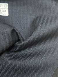39525-30 25AW HERDREX [80 SUPER 100'S NOVE MESI] Navy Shadow Stripe[Tessile] Società Per Azioni Kunishima Co., Ltd. Sottofoto