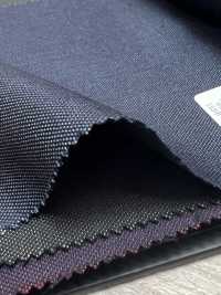 01163-42 25AW HERDREX [Seta E Lana] Seta E Lana Blu Navy Senza Motivo[Tessile] Società Per Azioni Kunishima Co., Ltd. Sottofoto