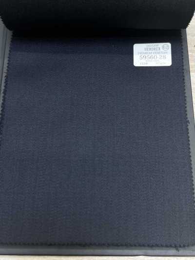 59560-28 26AW HERDREX [PREMIUM VENETIAN] blu navy intenso tinta unita