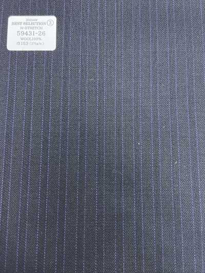 59431-26 26AW MIGLIORE SELEZIONE [N-STRETCH] N-Stretch Blu navy X Riga Purple Shadow