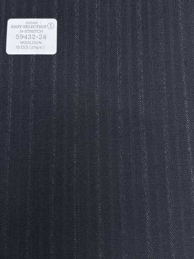 59432-24 26AW MIGLIORE SELEZIONE [N-STRETCH] N-Stretch Blu navy a righe effetto ombra
