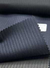 59436-23 25AW MIGLIORE SELEZIONE [Lustre] Luster Navy Shadow Stripe[Tessile] Società Per Azioni Kunishima Co., Ltd. Sottofoto