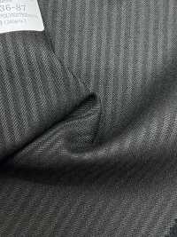 59436-87 25AW MIGLIORE SELEZIONE [Lustre] Striscia Ombra Grigio Lucido[Tessile] Società Per Azioni Kunishima Co., Ltd. Sottofoto