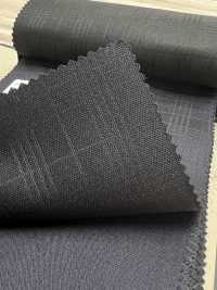 59437-24 25AW MIGLIORE SELEZIONE [Lustre] Luster Navy Shadow Check[Tessile] Società Per Azioni Kunishima Co., Ltd. Sottofoto