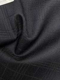 59437-24 25AW MIGLIORE SELEZIONE [Lustre] Luster Navy Shadow Check[Tessile] Società Per Azioni Kunishima Co., Ltd. Sottofoto