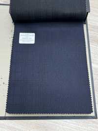 59437-24 25AW MIGLIORE SELEZIONE [Lustre] Luster Navy Shadow Check[Tessile] Società Per Azioni Kunishima Co., Ltd. Sottofoto
