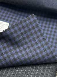 59438-20 25AW HERDREX [80 SUPER 100'S NOVE MESI] Navy Check[Tessile] Società Per Azioni Kunishima Co., Ltd. Sottofoto