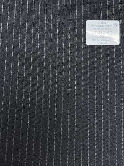 29412-62 26AW MIGLIOR SELEZIONE [80 SUPER 100'S NINE MONTH] Riga grigio antracite
