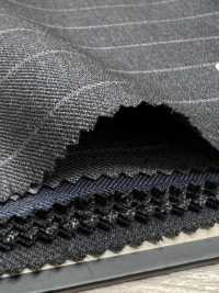 09402-59 25AW MIGLIORE SELEZIONE [davaumi] Davaumi Charcoal Heaven Grey Chalk Stripe[Tessile] Società Per Azioni Kunishima Co., Ltd. Sottofoto