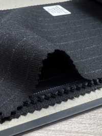 29415-23 25AW MIGLIORE SELEZIONE [tessuto Tradizionale] Tessuto Tradizionale Charcoal Heaven Grey Stripe[Tessile] Società Per Azioni Kunishima Co., Ltd. Sottofoto