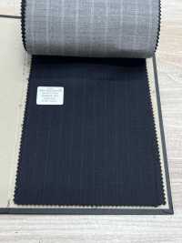 09414-25 25AW MIGLIORE SELEZIONE [tessuto Tradizionale] Tessuto Tradizionale Navy Shadow Stripe[Tessile] Società Per Azioni Kunishima Co., Ltd. Sottofoto