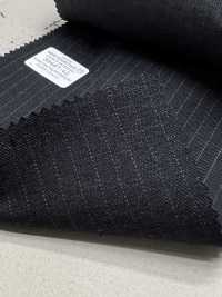 39467-42 25AW MIGLIORE SELEZIONE 【FANCY WORSTED】 Fancy Worsted Charcoal Heaven Grey Stripe[Tessile] Società Per Azioni Kunishima Co., Ltd. Sottofoto