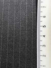 39467-42 25AW MIGLIORE SELEZIONE 【FANCY WORSTED】 Fancy Worsted Charcoal Heaven Grey Stripe[Tessile] Società Per Azioni Kunishima Co., Ltd. Sottofoto