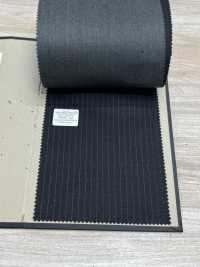 39467-42 25AW MIGLIORE SELEZIONE 【FANCY WORSTED】 Fancy Worsted Charcoal Heaven Grey Stripe[Tessile] Società Per Azioni Kunishima Co., Ltd. Sottofoto