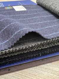 55CN5506 CANONICO JERSEY WORSTED FLANNEL NAVY CHALK STRIPE[Tessile] CANONICO Sottofoto