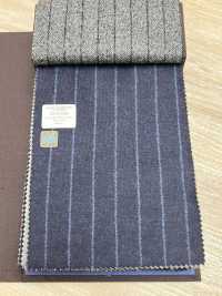 55CN5506 CANONICO JERSEY WORSTED FLANNEL NAVY CHALK STRIPE[Tessile] CANONICO Sottofoto