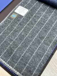 55CN5507 CANONICO JERSEY WORSTED FLANNEL GRIGIO GESSO A RIGHE[Tessile] CANONICO Sottofoto