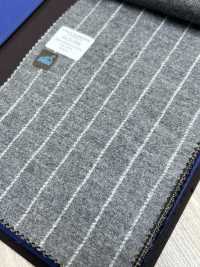 55CN5508 CANONICO JERSEY WORSTED FLANNEL Light Grey Chalk Stripes[Tessile] CANONICO Sottofoto