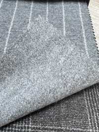 55CN5508 CANONICO JERSEY WORSTED FLANNEL Light Grey Chalk Stripes[Tessile] CANONICO Sottofoto