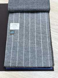55CN5508 CANONICO JERSEY WORSTED FLANNEL Light Grey Chalk Stripes[Tessile] CANONICO Sottofoto