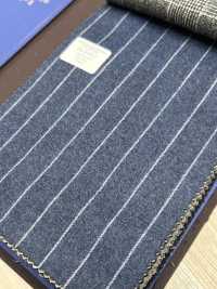 55CN5511 CANONICO FLANNEL 120'S Blue Stripe[Tessile] CANONICO Sottofoto