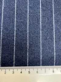 55CN5511 CANONICO FLANNEL 120'S Blue Stripe[Tessile] CANONICO Sottofoto