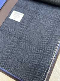 55CN5516 CANONICO MILLED TROPICAL Navy Glen Check[Tessile] CANONICO Sottofoto
