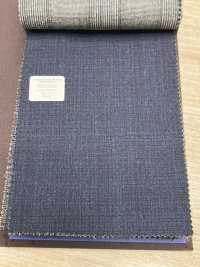 55CN5518 CANONICO MILLED TROPICAL Navy Check[Tessile] CANONICO Sottofoto