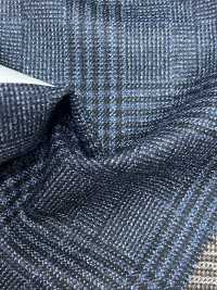 55CN5520 CANONICO 21μ MOULINE' SAXONY Navy Glen Check[Tessile] CANONICO Sottofoto