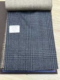 55CN5520 CANONICO 21μ MOULINE' SAXONY Navy Glen Check[Tessile] CANONICO Sottofoto