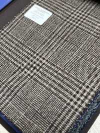 55CN5521 CANONICO 21μ MOULINE' SAXONY Brown Glen Check[Tessile] CANONICO Sottofoto