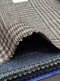 55CN5521 CANONICO 21μ MOULINE' SAXONY Brown Glen Check[Tessile] CANONICO Sottofoto