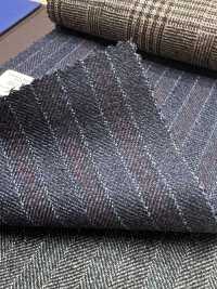 55CN5522 CANONICO 21μ MOULINE' SAXONY Navy Alternate Stripe[Tessile] CANONICO Sottofoto